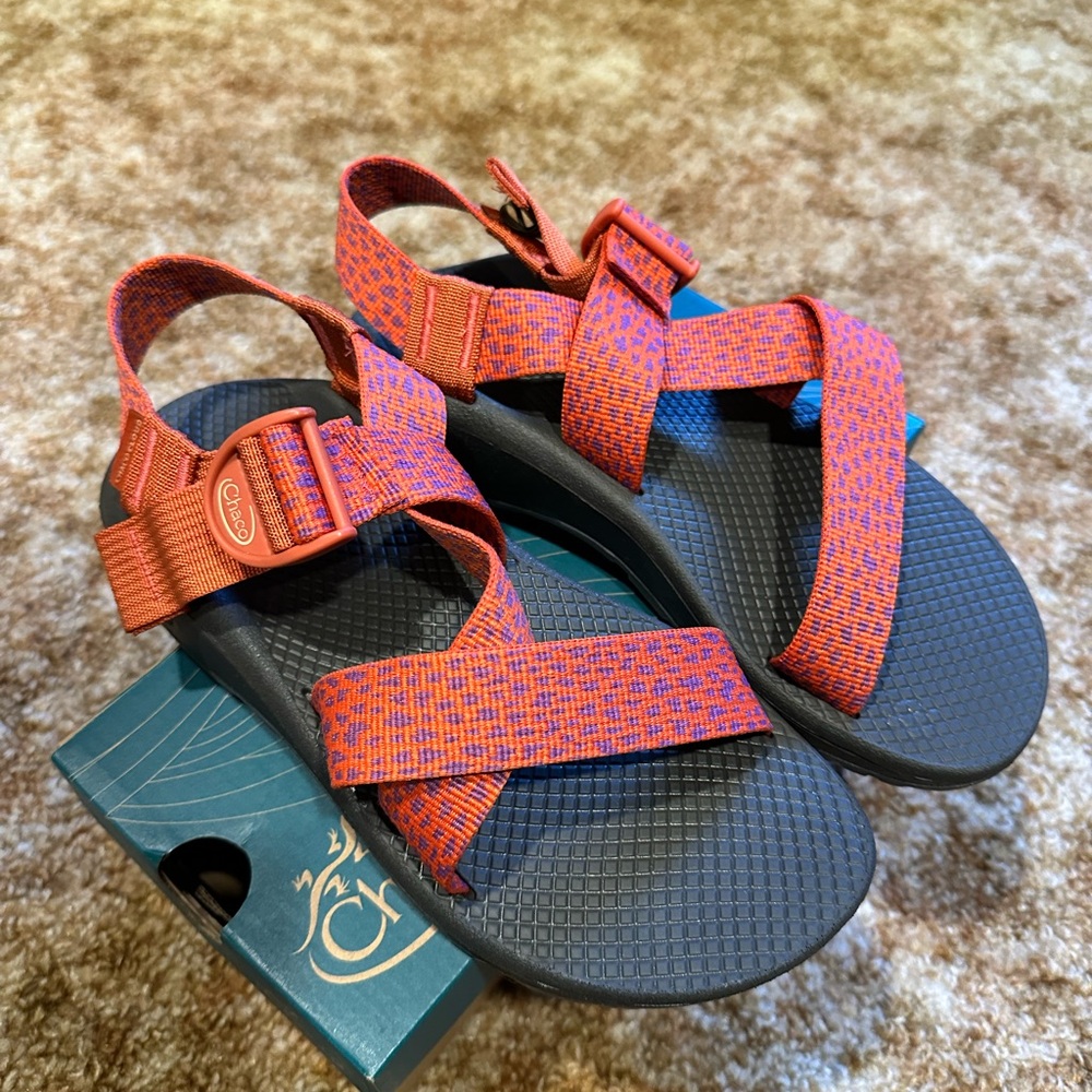 Chaco Women's Sandals - Red and Blue